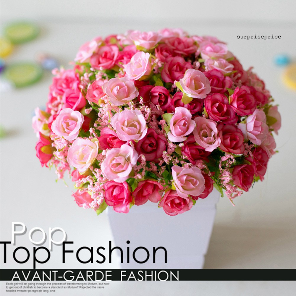 Hoa Hồng Nhân Tạo Dùng Trang Trí Tiệc Cưới Nội Thất