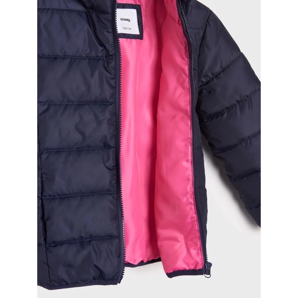 Áo phao trẻ em unisex xanh size 5-6 tuổi Sinsay chính hãng