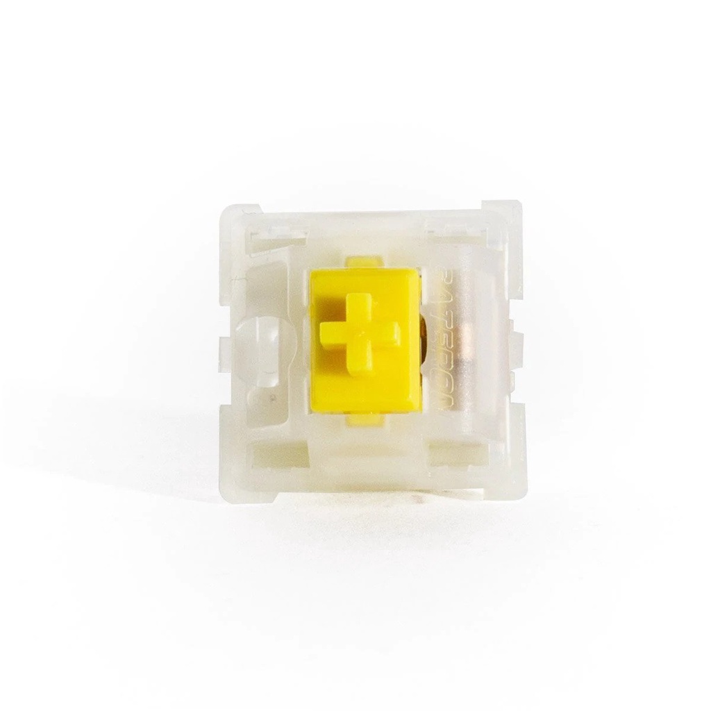 Gateron KS-3 Milky Yellow Pro Linear Switches - Switch 5 pin dùng cho bàn phím cơ