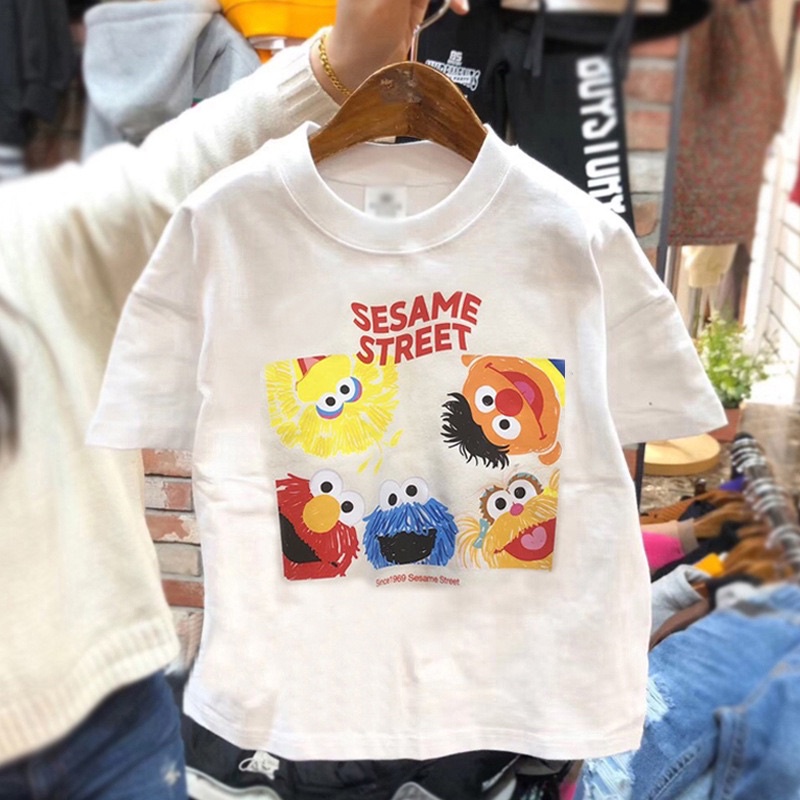 Áo phông cộc tay trẻ em, áo thun cotton bé trai size đại 10-38kg