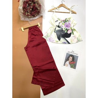 Bộ ống rộng vải lụa cao cấp