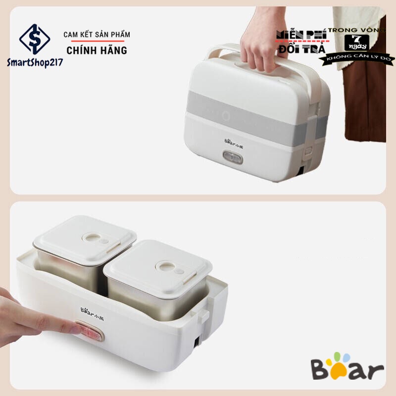 Hộp Cơm Cắm Điện Bear DFH-B17K2, DFH-C15H1 Dung Tích 1.5 Lít - Bảo Hành 12 Tháng