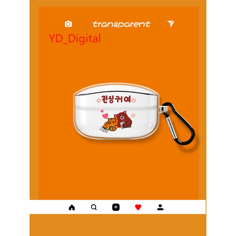 Vỏ bảo vệ hộp sạc tai nghe Sony WF-C500/WF-1000XM4 2022 Bluetooth không dây chống rơi giảm tiếng ồn hình hổ hoạt hình