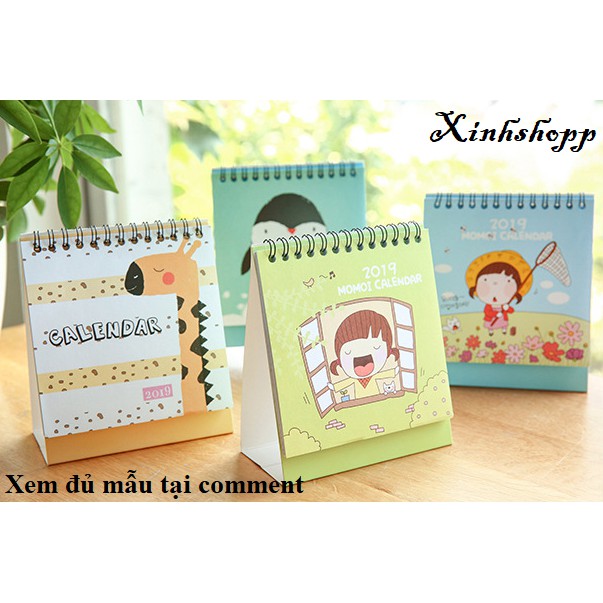 [Thanh Lý] Lịch Để Bàn 2019 Cỡ 12x12cm