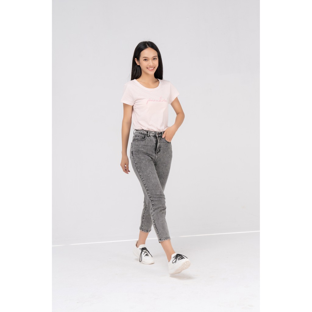 Áo thun nữ Yody kẻ ngang Paradise thoáng mát co giãn TSN4392 | BigBuy360 - bigbuy360.vn