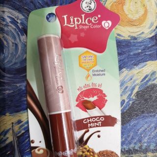 [ Date 6/23] Son Dưỡng Có Màu Lipice Sheer Color Q Choco Mint 2,4g