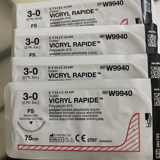 Chỉ phẫu thuật tiêu nhanh Vicryl Rapide 3.0