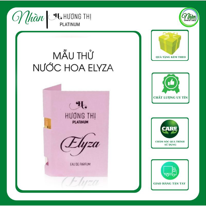 Nước Hoa Nữ Elyza Hương Thị Lôi Cuốn Ngọt Ngào 2ml TĐl Nhàn Trương