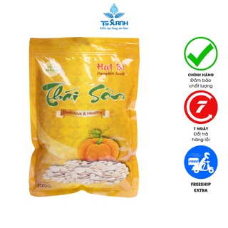 Hạt Bí Thái Sơn Rang Muối Loại Hạt Lớn Bì Zipper 500gr HB0.5L