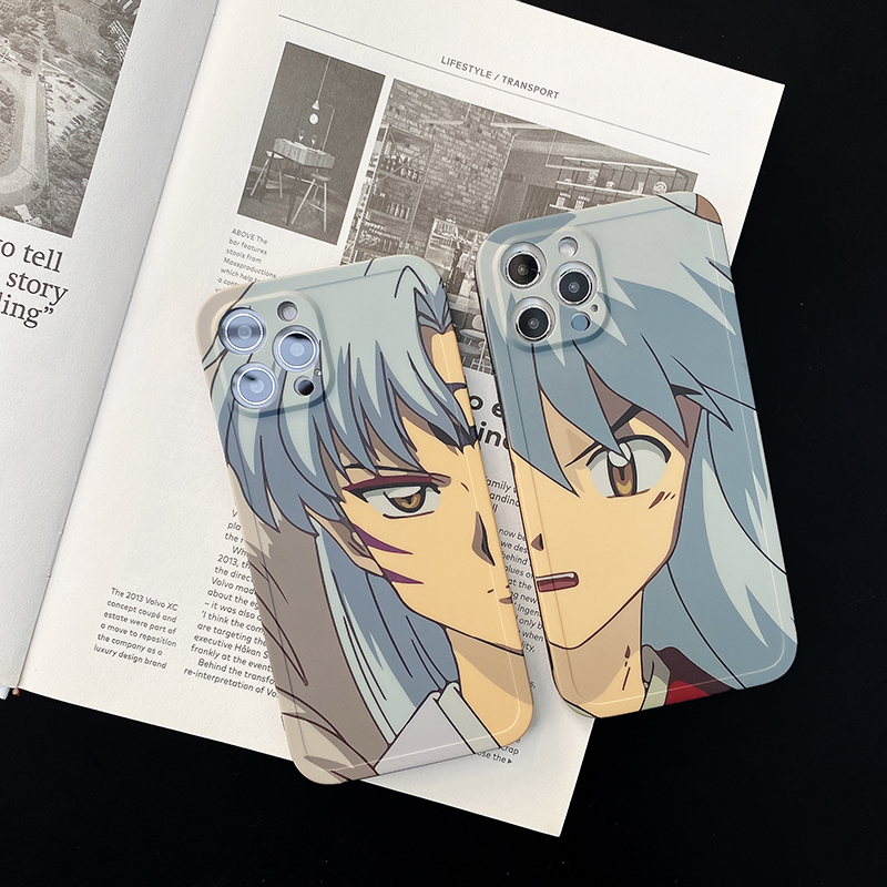 Ốp Điện Thoại Mềm In Hình Inuyasha Sesshoumaru Bảo Vệ Ống Kính Máy Ảnh Cho iPhone 14 13 11 12 Pro Max