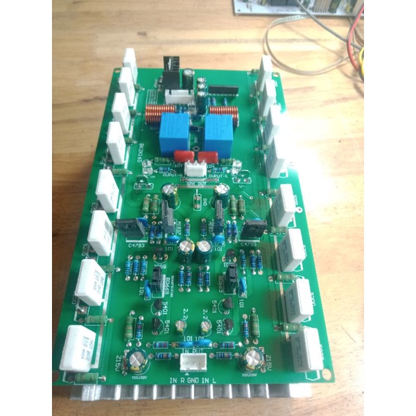 Mạch công suất 16 sò ráp sản stereo 800w