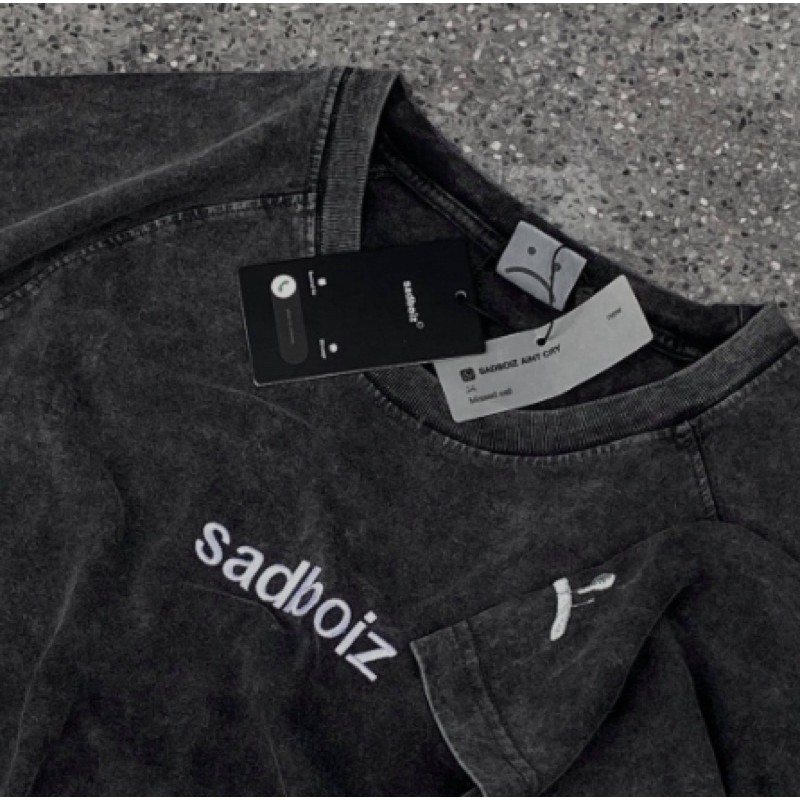 Áo DUSTY SIGNATURE ĐEN - XÁM | BigBuy360 - bigbuy360.vn