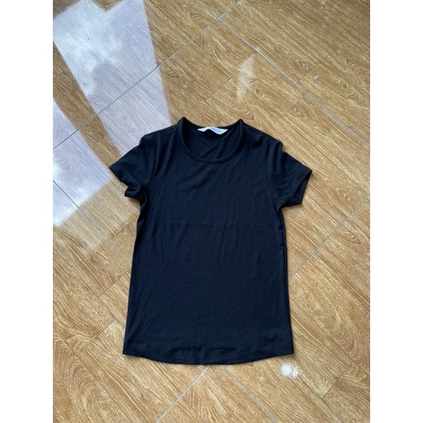 Áo thun nữ cổ tròn, chất thun tăm, hàng xuất dư xịn