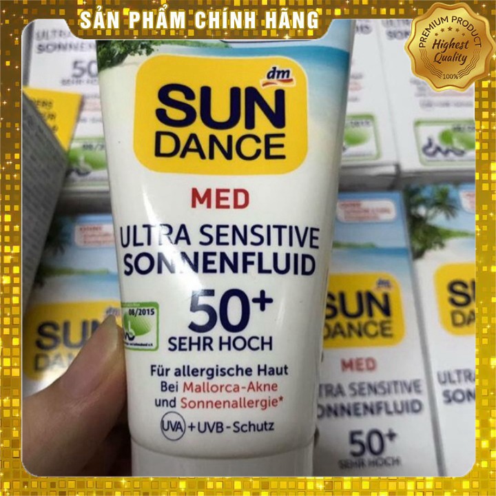 Kem chống nắng Sundance dành cho da mụn