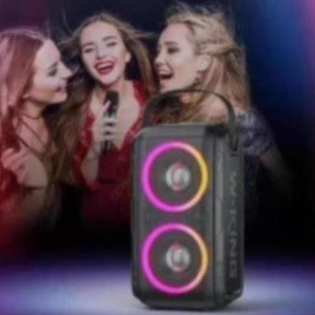 Loa kéo karaoke W-King T9 mạnh mẽ, Loa karaoke tặng kèm micro chính hãng, bh 6 tháng
