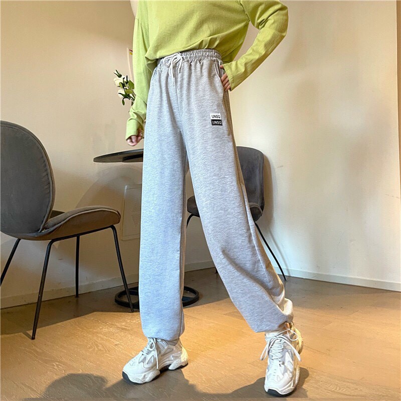 Quần jogger có dây rút chân siêu hot in hình cute 219