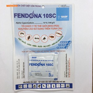 Sản phẩm phòng và diệt Ruồi, Muỗi, Gián, Kiến - Gói FENDONA 10SC 5ml