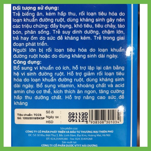 CỐM VI SINH - BIO STAR, Cải thiện khả năng tiêu hóa, hấp thụ tốt, Bé tăng cân tăng chiều cao mau lớn ( >3 Tháng tuổi)