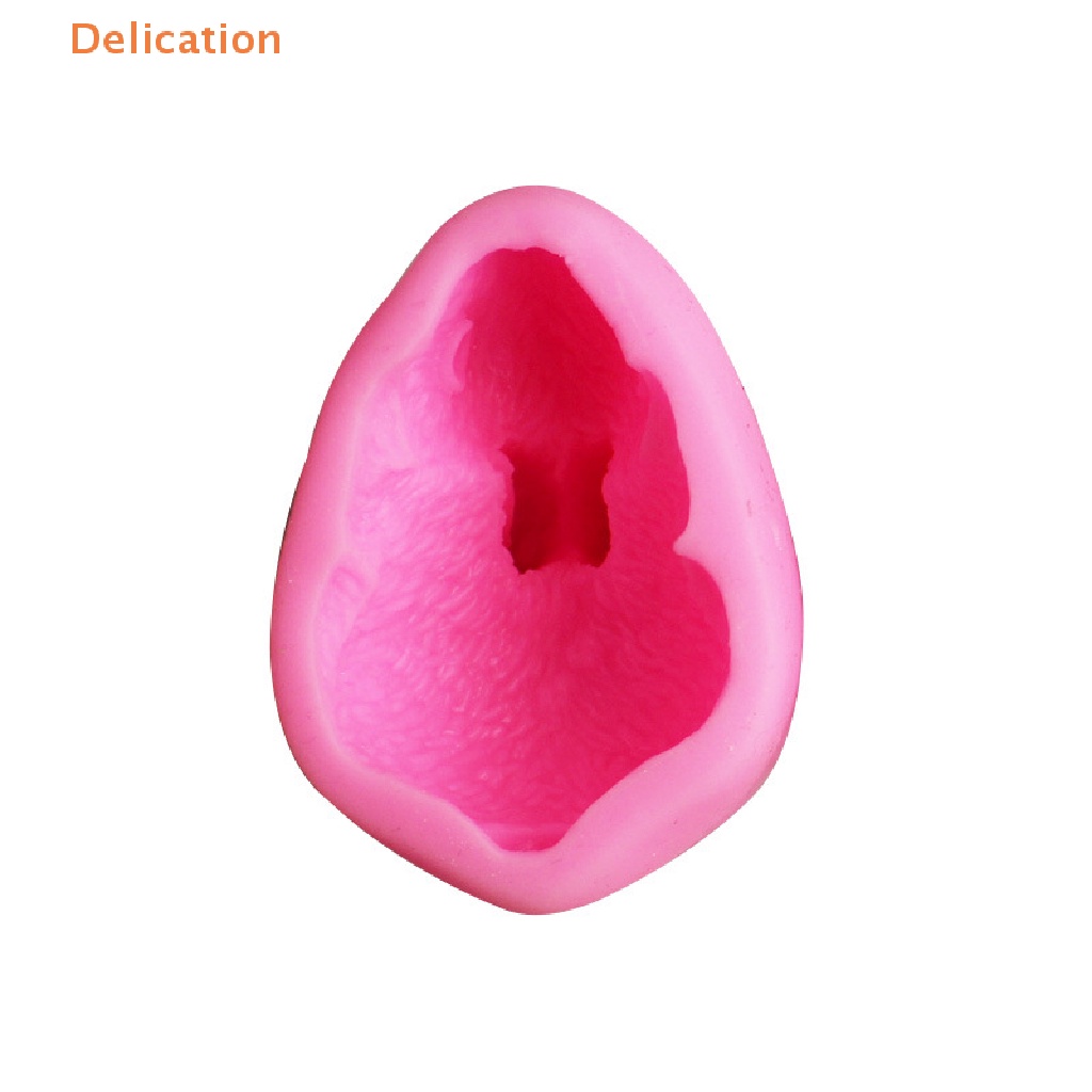 Khuôn Silicone Tạo Hình Làm Bánh Kẹo Hình Thỏ 3D DIY