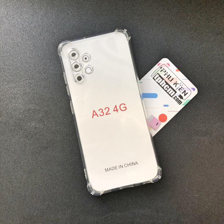 Ốp lưng Samsung A32 4G dẻo Trong suốt Chống sốc