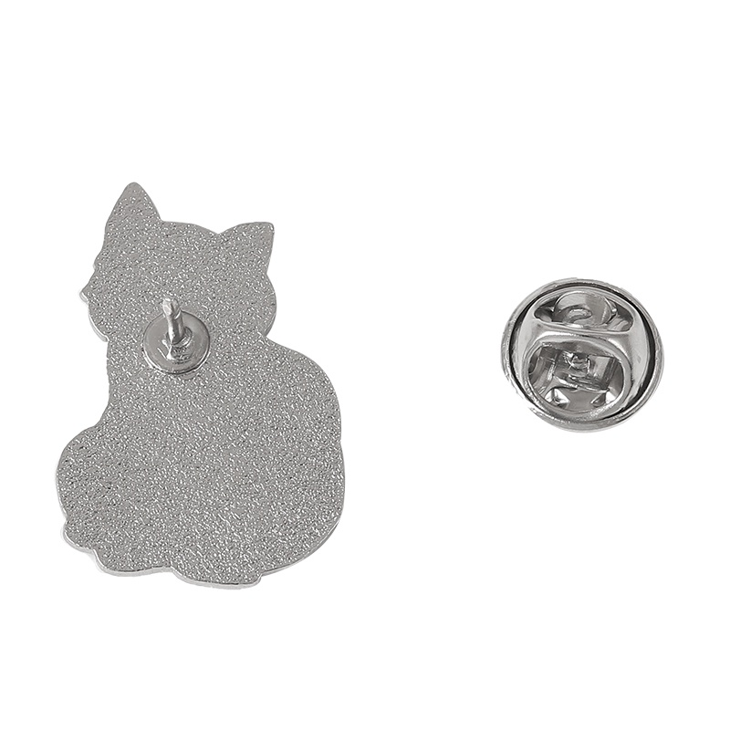 Ghim Cài Áo Kim Loại Hình Đầu Lâu Trắng Đen Cá Tính