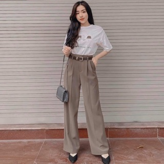 Quần suông nữ, quần ống rộng, quần suông QCCC