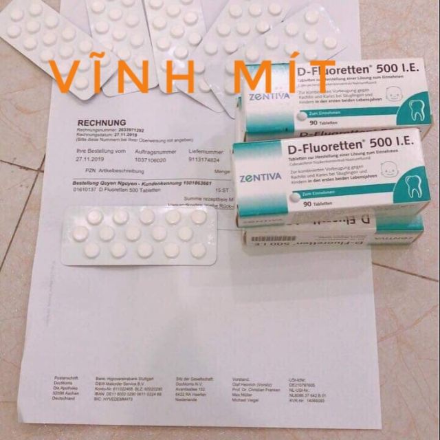 Viên nén VIT D cho bé
