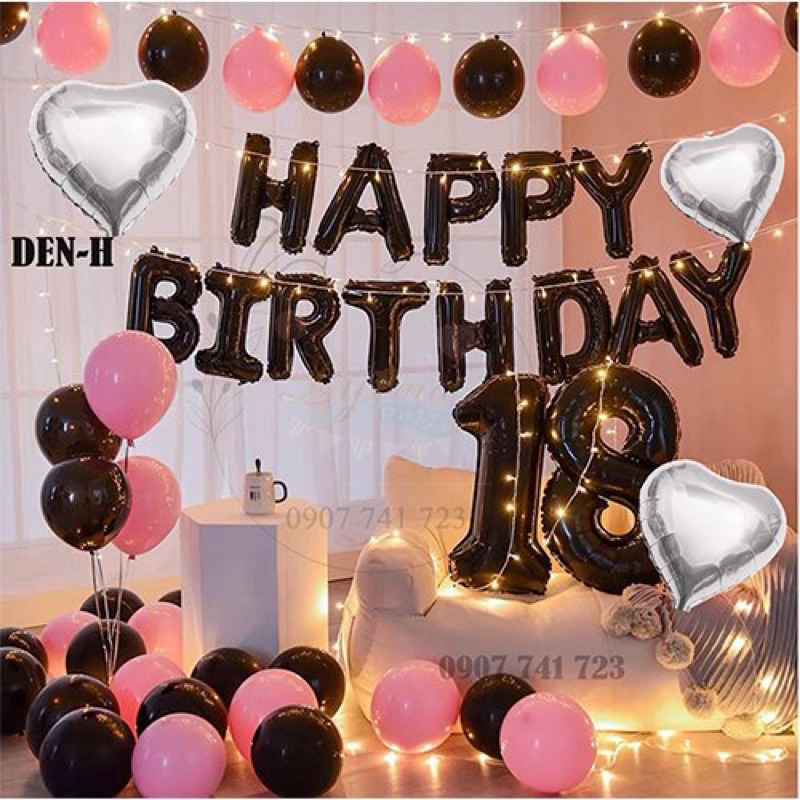 Set bóng trang trí sinh nhật - dành cho Người lớn - Đủ màu