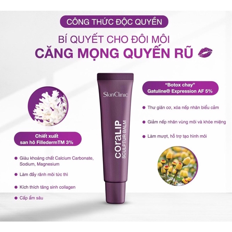 💋💋💋 SON DƯỠNG MÔI C.O.R.A.L.I.P - CĂNG MỌNG NHƯ TIÊM FILLER💋💋💋