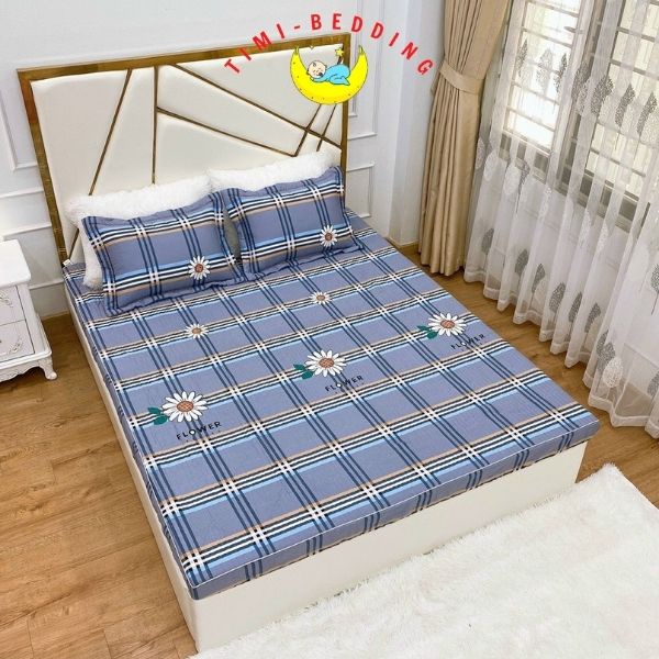 Ga trải giường trần bông – Ga trần bông bọc chun cao cấp, dày đặn, ấm áp – Timibedding