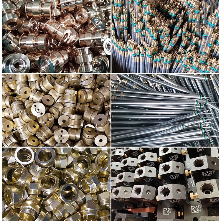 Ti Bơm Cao Áp với 2 Ron Sim XANH Tạo Áp Lực Khí Nén Kín  - Ti Đồng, ty bơm khí nén, ty bơm tay cao áp