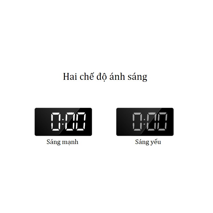 Đồng hồ led để bàn màn hình điện tử ( THIẾT KẾ ĐƠN GIẢN, SANG TRỌNG )