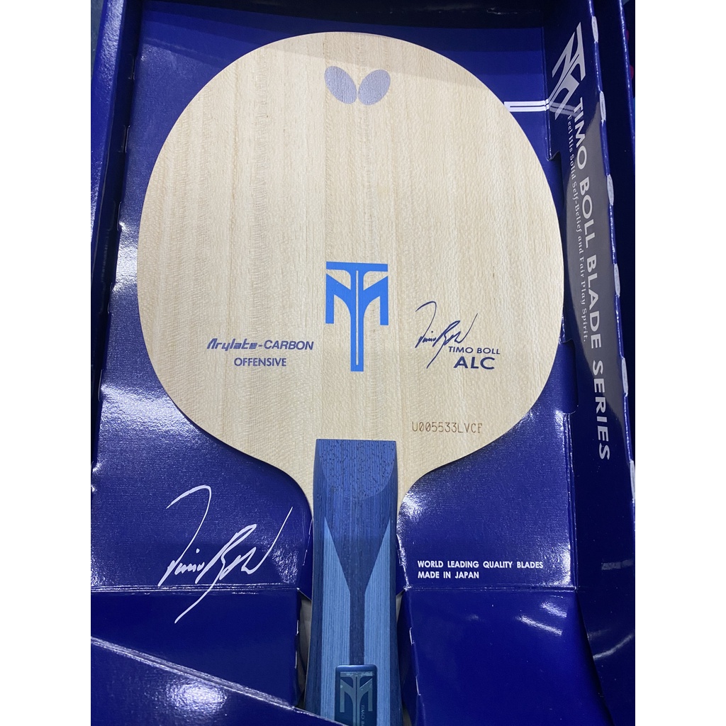 Cốt Vợt Bóng Bàn TIMO BOLL ALC Hàng Chính Hãng Butterfly Made In Japan Tặng Kèm Viền Vợt