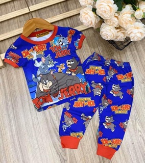 Bộ thun lạnh quần dài cho bé trai