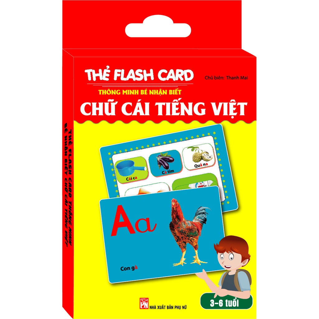 Thẻ Flash Thông Minh Bé Nhận Biết Chữ Cái Tiếng Việt