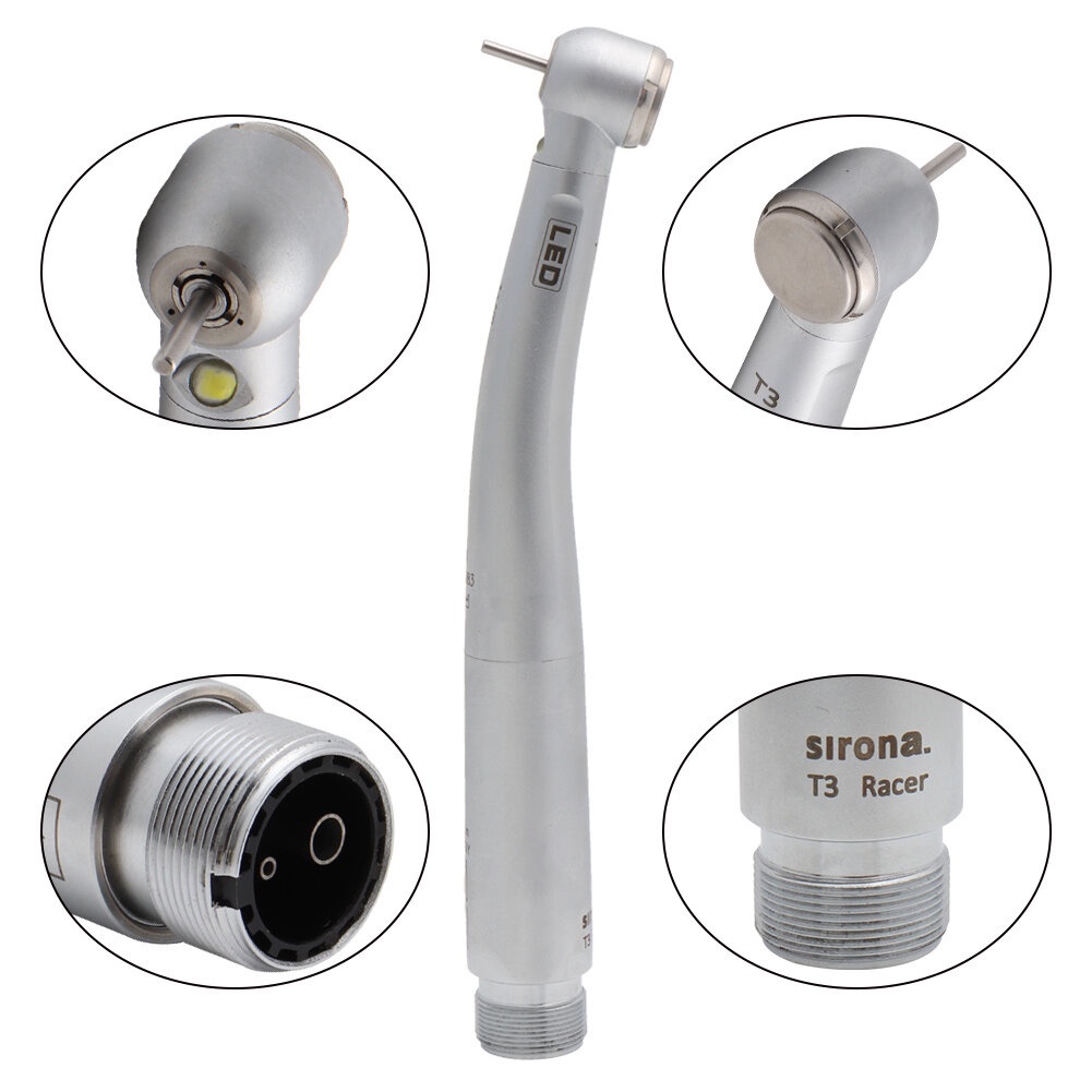 Tua Bin Xoắn TU 2 4 Lỗ Có Đèn LED Tốc Độ Cao Chuyên Dụng Cho Nha Khoa