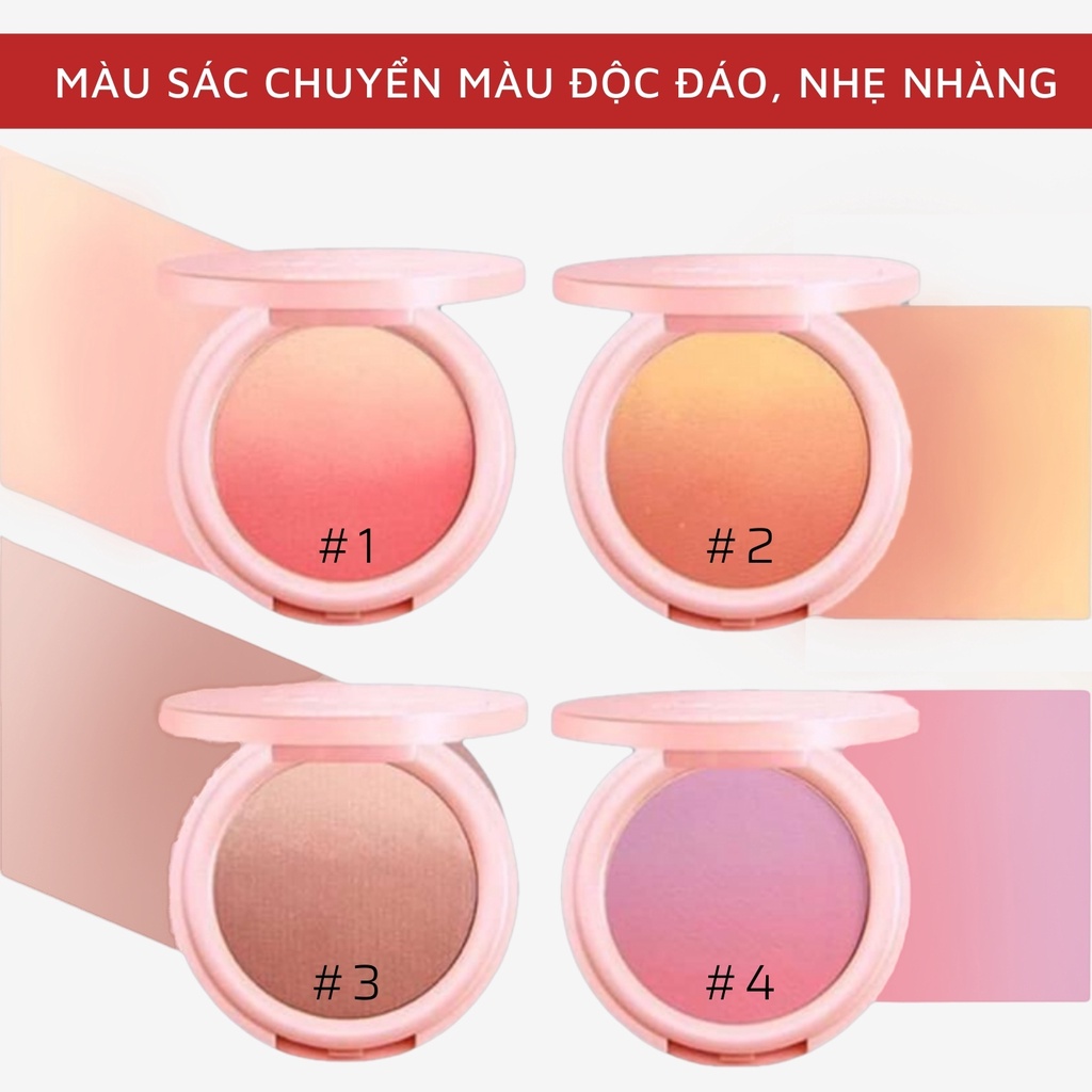 [FREESHIP] Phấn Má Hồng Dạng Loang NOVO Silky Rouge Pretty For You