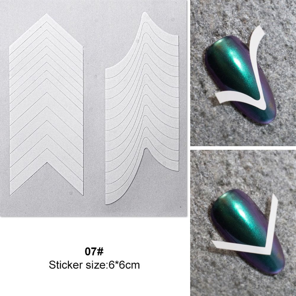 [Hàng mới về] Set 10 tờ miếng dán hỗ trợ tạo kiểu trang trí sơn móng tay DIY