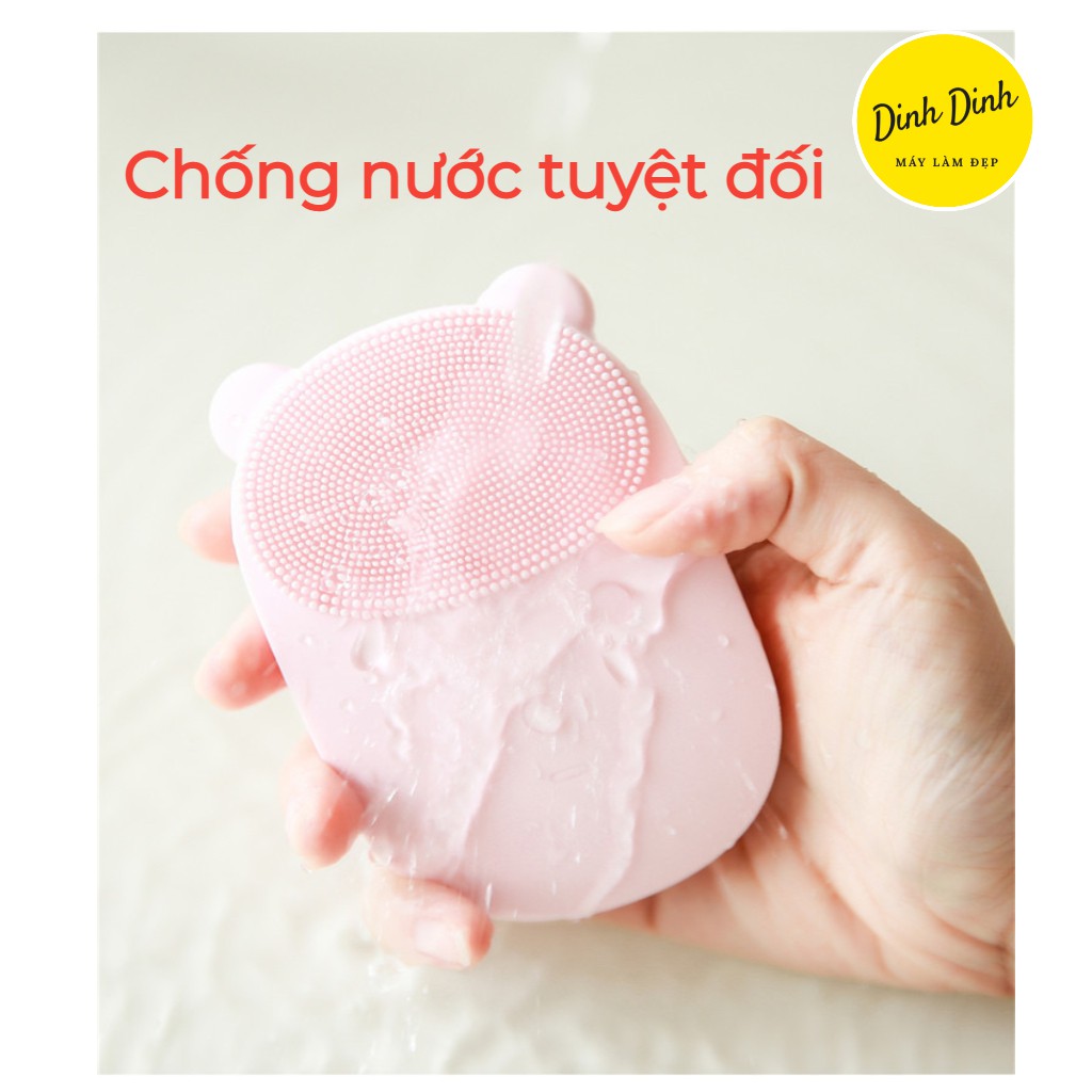 Máy rửa mặt Xiaomi Clean Bear 2in1 Chính Hãng điện di nóng, massage sạch mụn đầu đen chống nước | BigBuy360 - bigbuy360.vn