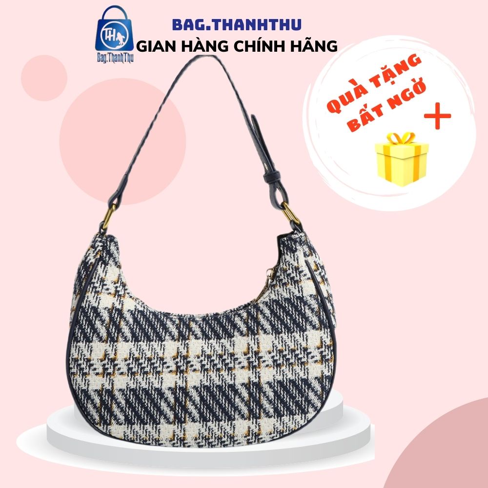 Túi kẹp nách Bag.thanhthu đeo vai nữ đi chơi da dạ 536