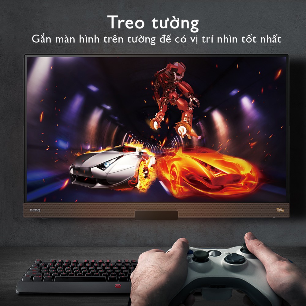 Màn hình Gaming BenQ EX2780Q 27 inch 2K 144Hz với HDRi, FreeSync, phù hợp chơi Game, Giải trí và Làm việc ở nhà