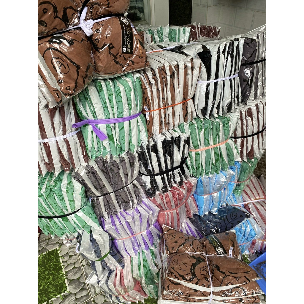 CÓ BIGSIZE TỚI 85KG- Đồ bộ nữ thun cotton co giãn cao cấp Set đồ mặc nhà quần dài hình gấu dễ thương bigsize (M-5XL)D08
