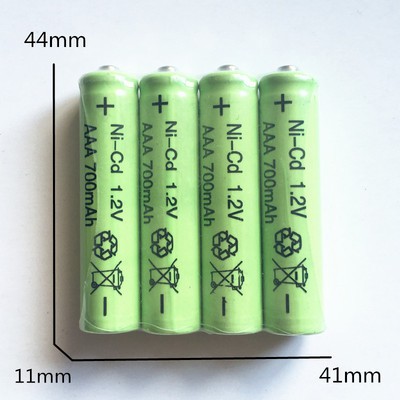 Vỉ 4 Viên Pin Tiểu Sạc Lại AA 700mAh 1,2V Ni-CD