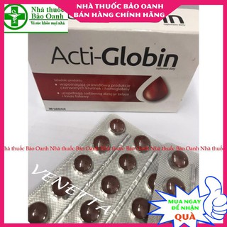 ✅Sắt ACTI GLOBIN Bổ sung sắt bồi bổ sức khỏe ( 30 viên