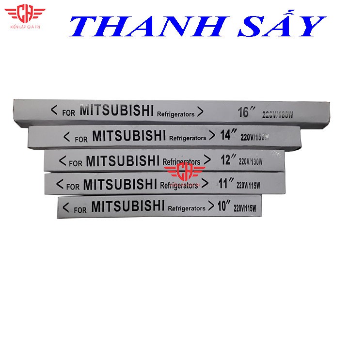 Thanh sấy nhiệt Tủ Lạnh 10-11-12-14-16 inch 220V Điện trở phá băng bóng sấy xả đá tủ lạnh