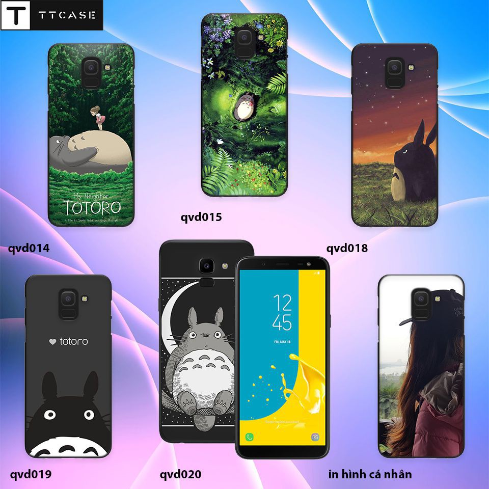 Ốp dẻo Samsung J6 hình Totoro