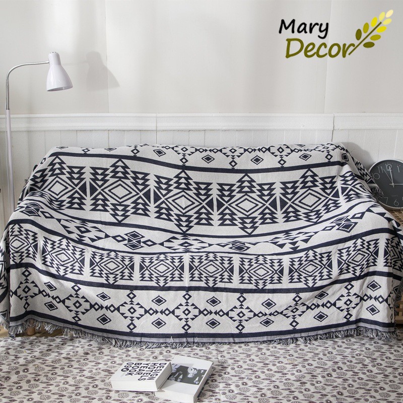 (1.8*2.3m&amp;2.3*2.75m) Thảm phủ sofa Mary Decor cổ điển ấn tượng - Bình minh PS07