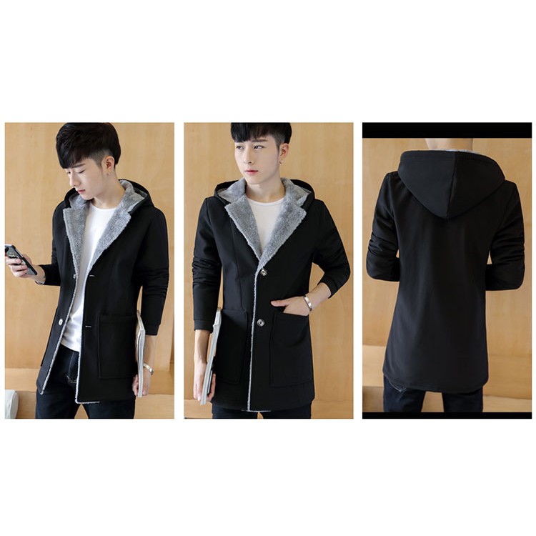 Áo nỉ nam lót lông dày AN06 | BigBuy360 - bigbuy360.vn