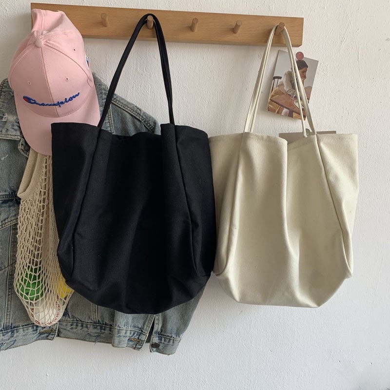 Túi Xách Canvas Thân Thiện Với Môi Trường Phong Cách Hàn Quốc Cho Nữ