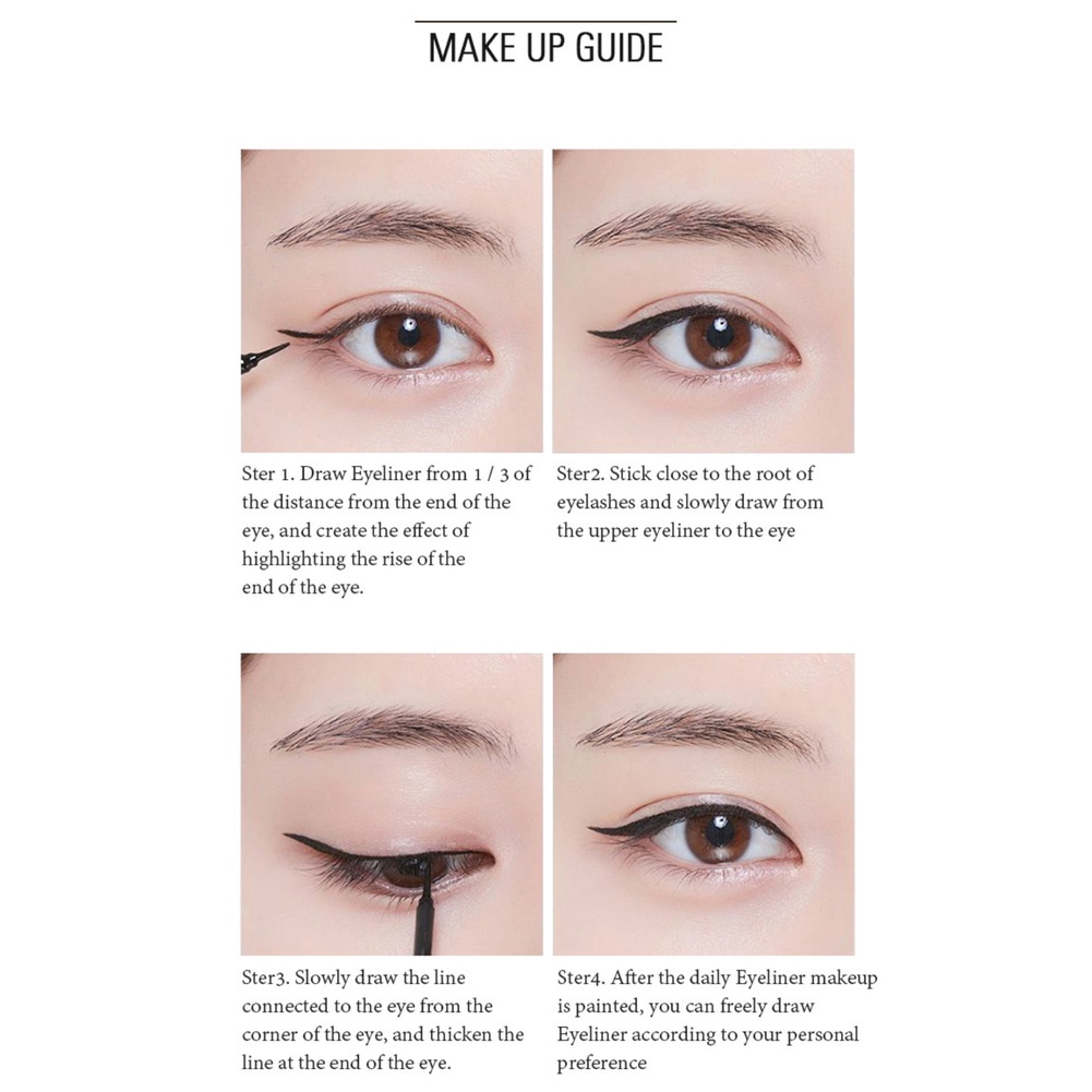 Hàng Có Sẵn Novo Bút Kẻ Mắt Dạng Sóng Nàng Tiên Cá Nhẹ Không Thấm Nước Trang Điểm Thanh Toán Khi Nhận Hàng